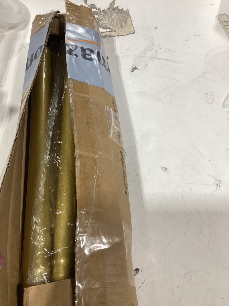 Condition photo showing Good Condition for gold shower curtain rod 31-79 inches non-slip shower rod tension mounted no drill shower curtain rods spring tension rod adjustable tension curtain rod for windows bathroom gold 31"-79"