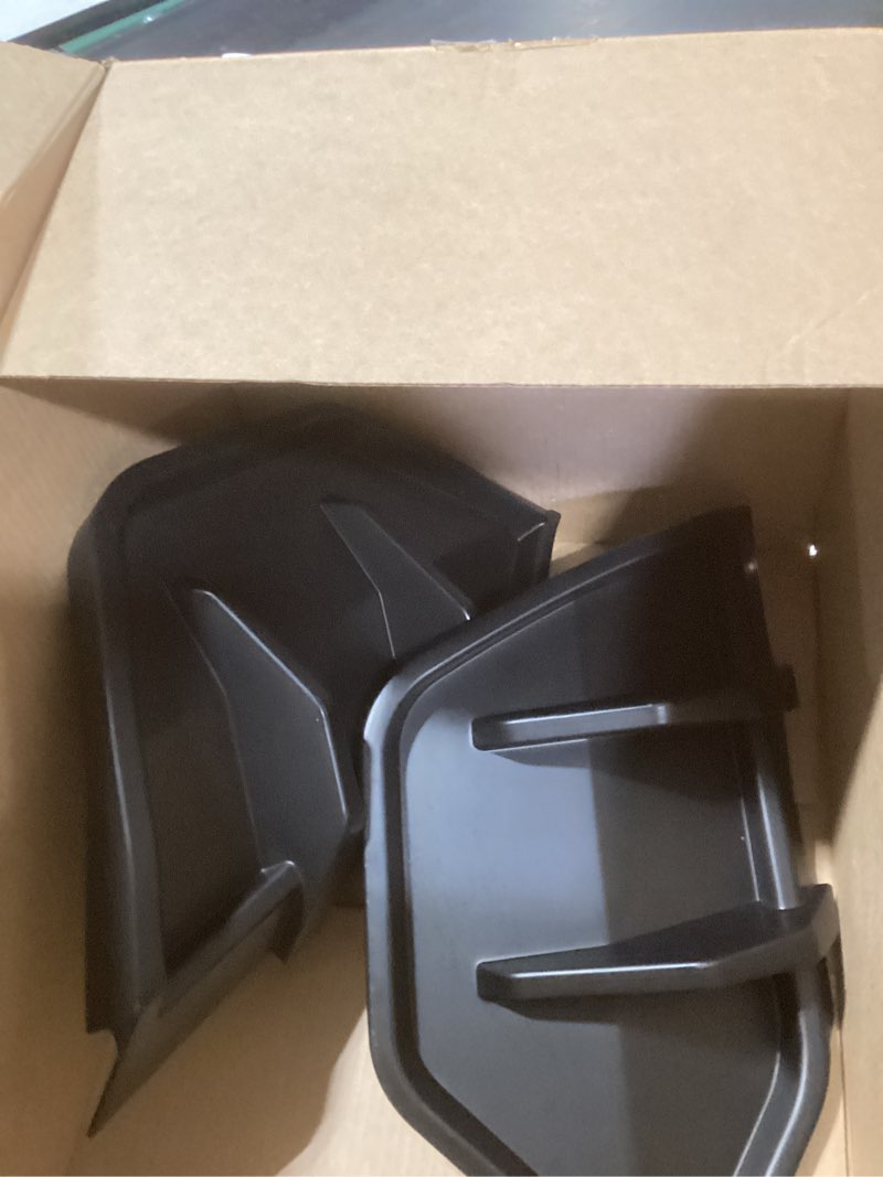 Condition photo showing Good Condition for rear bumper diffuser compatible with 2025-2026 tesla model y juniper, rear diffuser lip performance style shark fin splitter kit matte black