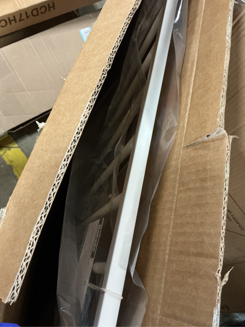 Condition photo showing Good Condition for babelio baby gate for doorways and stairs, 41-46" pet gate with wide walk thru door and lock indicator, no drill pressure mounted safety gate with double lock and self-closing, white white 41-46"w, 30"h