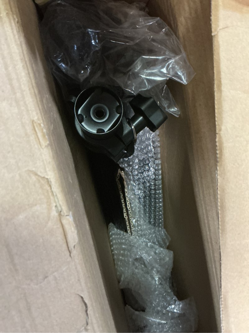 Condition photo showing As Is for vondynote pair of studio monitor stands adjustable height 32.6"-50.9" heavy duty three point triangle base floor speaker stands monitor stands