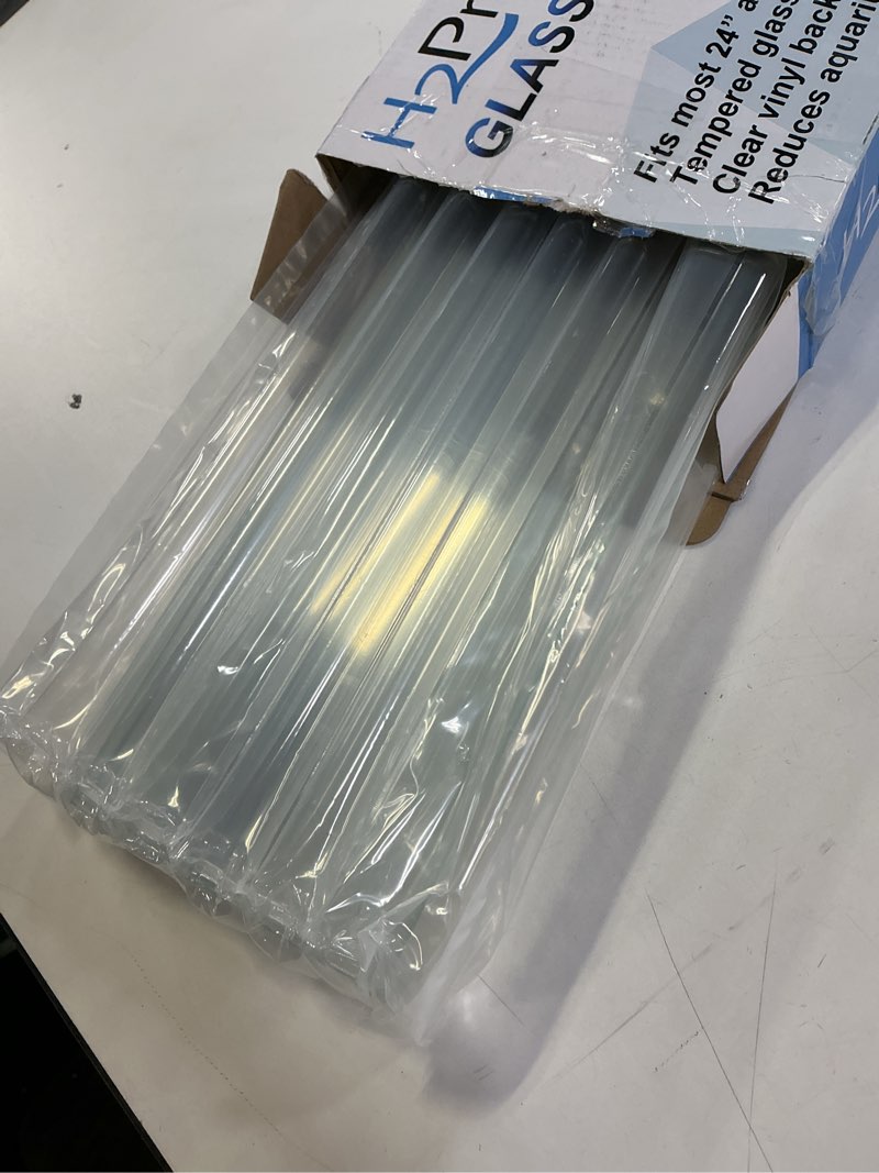 Condition photo showing New/Like New for H2Pro 24" Glass Canopy for 15/20/ 55-Gallon Aqueon All Glass Marineland Perfecto Aquarium Fish Tank (23.07 x 11.69 x 0.16in)