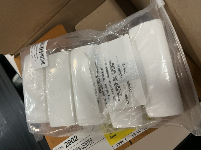 Condition photo showing As Is for charmonic 300-count large wax strips (2.8" x 7.9") - professional non-woven hair removal strips for face, bikini & body, works with sugar/soft wax, hypoallergenic & skin-friendly