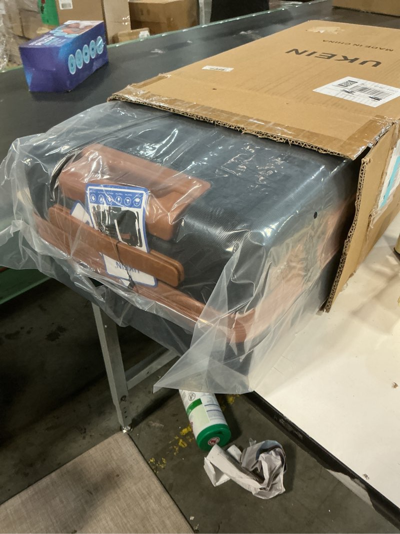 Condition photo showing New/Like New for UKEIN Luggage Sets 3 Piece, Carry On Luggage 20In With Spinner Wheels,PC Hardside Suitcase Set with TSA Lock,Durable Carry On Suitcase With Travel Backpack for Men (Black, 3 piece set (20inch)) Black 3 piece set (20inch)