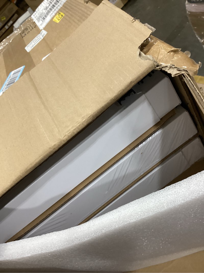 Condition photo showing As Is for 4 Pack Pull Out Cabinet Organizers 21" Deep With Raising Pad for Framed Cabinets, Expandable Width (15.2"-26.3") Slide Out Drawers Upgrade 3 Slide Rails, Roll Out Shelves Adhesive, White White 15.2"-26.3"Wide x 21"Deep(4 Pack)