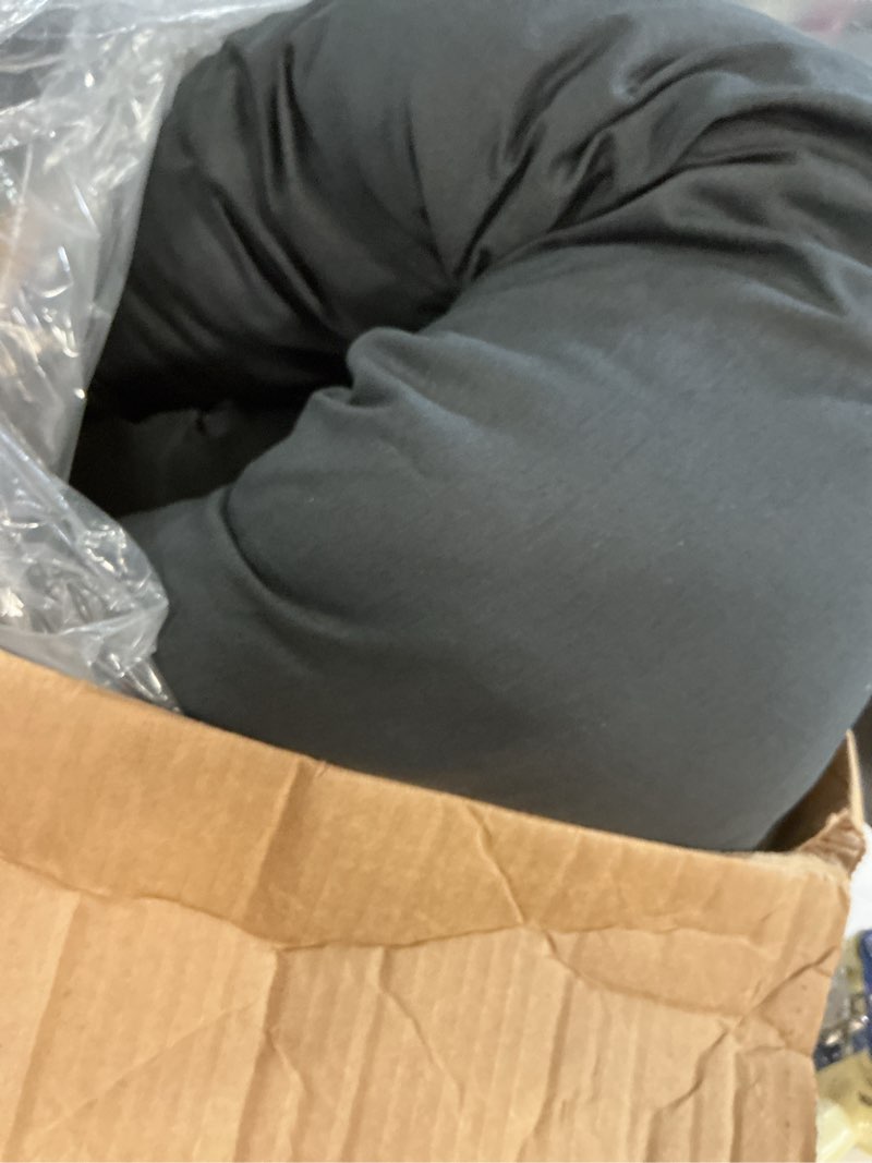 Condition photo showing Good Condition for Majestic Pet Dog Bagel Calming Bed, 40x29x9in, Soft Round Pet Bed with Spine Support, Fluffy Donut Dog Bed, Large, Gray Poly Cotton Gray 40.0"L x 29.0"W x 9.0"Th