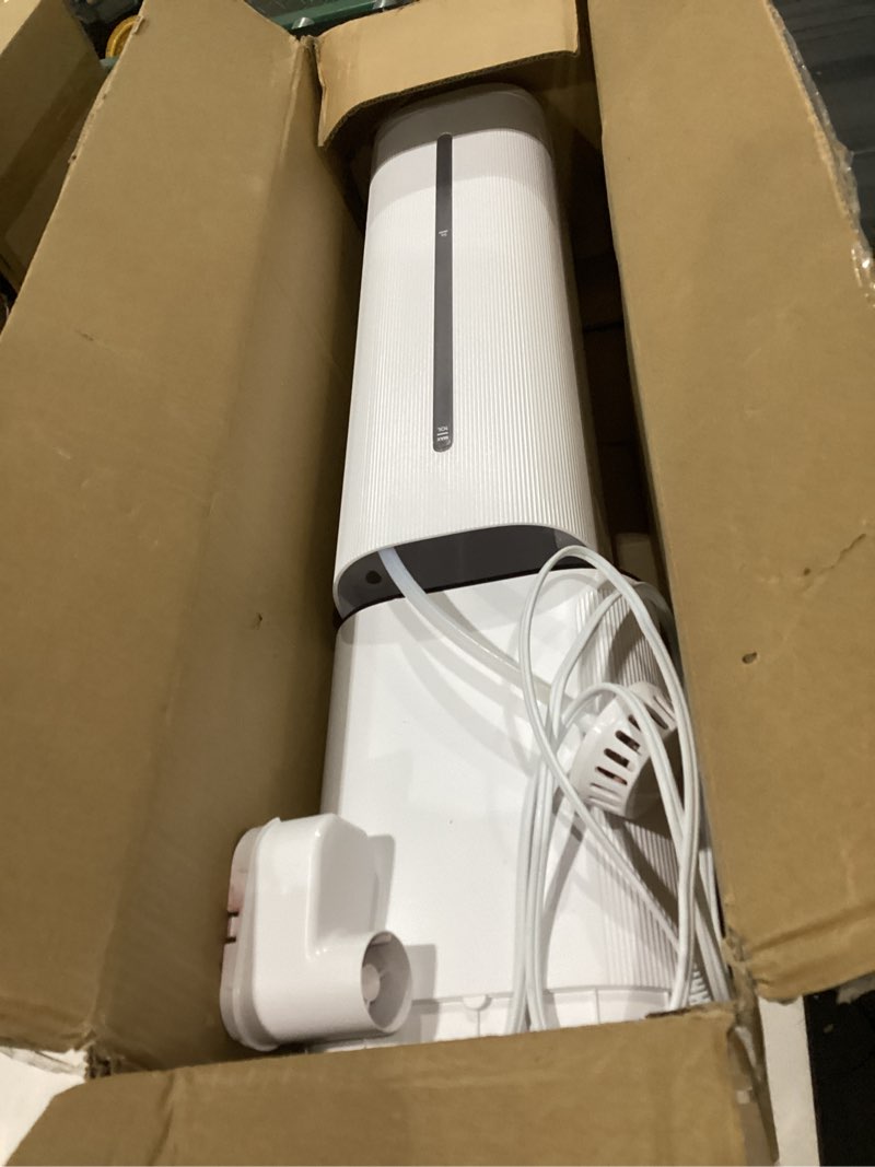 Condition photo showing As Is for levoit oasismist 1000s (10l) smart humidifier for home large room bedroom, last 100 hours suitable for indoor plant, cover up to 600ft², easy top fill, remoter & voice control, auto mode, quiet, white white 10l smart, not tested