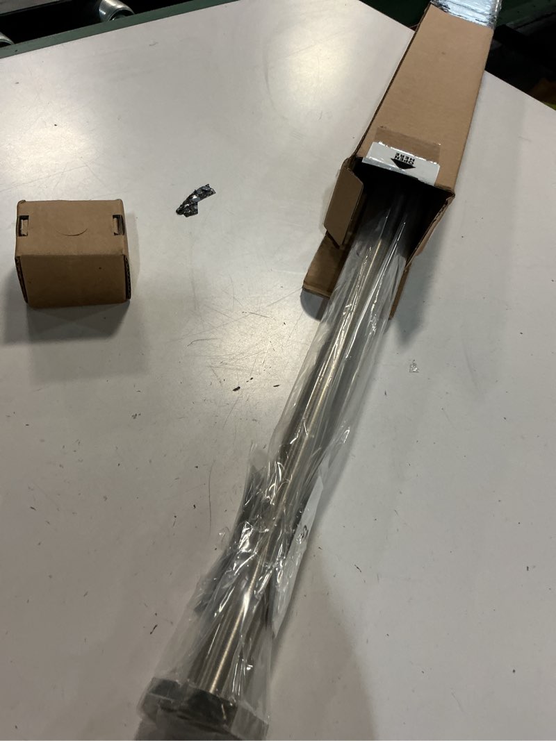Condition photo showing Good Condition for ivilon tension curtain rod - hexagonal spring tension rod for windows or shower, 36 to 54 inch, brushed nickel 36" to 54" brushed nickel