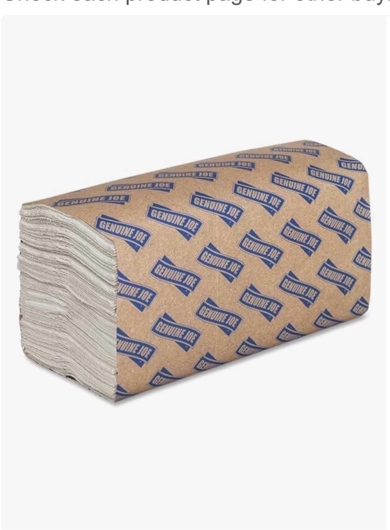 genuine joe c-fold hand towels, 1-ply, 10" x 13", 2400 sheets/pack, 12 count