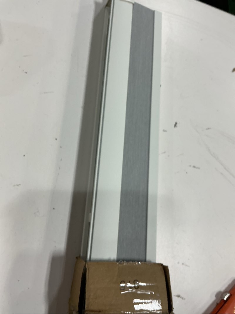 Condition photo showing Good Condition for Cordless Light Filtering Mini Blind - 27 Inch Width, 64 Inch Length, 1" Slat Size - Pearl White - Cordless GII Morningstar Horizontal Windows Blinds for Interior by Achim Home Decor 27"W x 64"H Pearl White