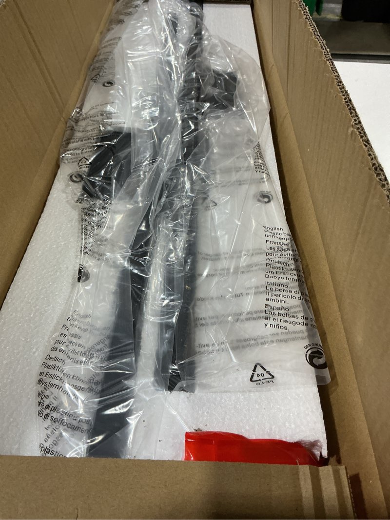 Condition photo showing Good Condition for Wall Sconces Set of Two, Black Modern Wall Sconce Light for Bathroom, Living Room, Bedroom, Hardwired 3000K 28''