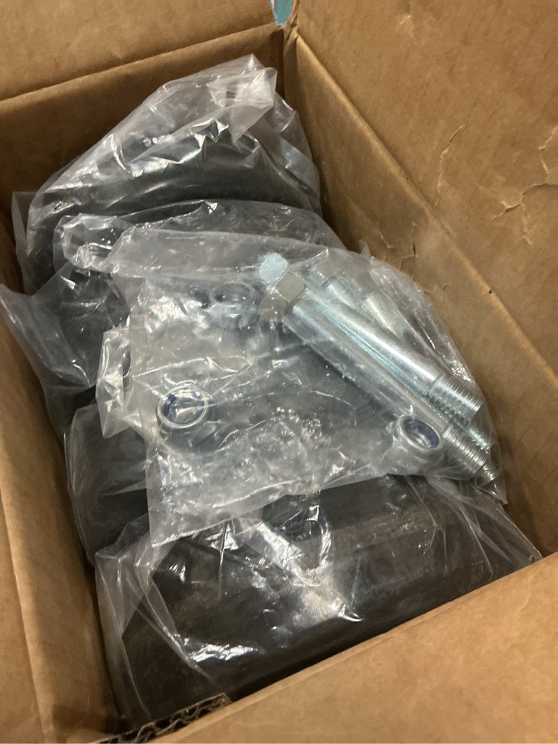 Condition photo showing Good Condition for 5x2 caster wheels, phenolic wheel, trailer wheels- set of 4 with strong capacity 4000 lb, high temperature resistance: -50f to +250f. use for trolleys, flatbeds, trailer jack(4 pack) 5 inch 4