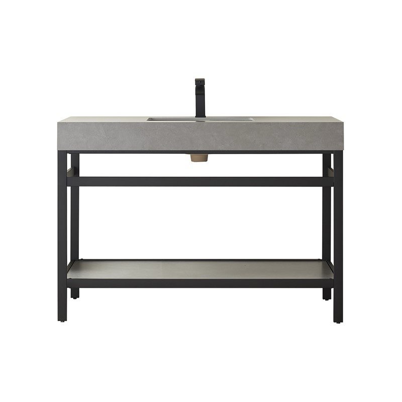 Vinnova 702548-TB-WK-NM Funes 48 Inch Single Sink Bath Vanity Metal Support with Grey Sintered Stone Top, Matte Black - source: https://www.kbauthority.com/vinnova-702548-tb-wk-nm-funes-48-inch-single-sink-bath-vanity-metal-support-with-grey-sintered-stone-top-matte-black.html?srsltid=AfmBOorSOKlPFr0eqhmTXMnoc5I8hRb-DQVkKsYEZMrdQmhiUEZZXcic