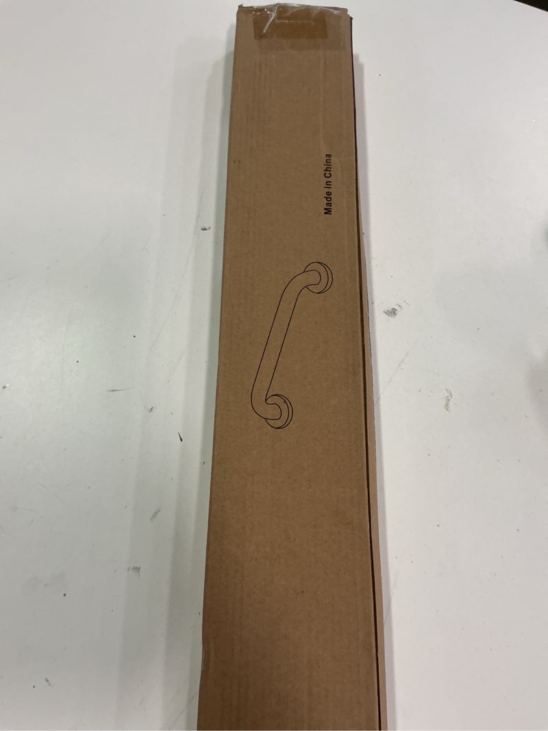 Condition photo showing New/Like New for 24 Inch Anti Slip Shower Grab Bar, Munzong Stainless Steel Bathroom Grab Bar, Satin Brushed Nickel Knurled Bathroom Balance Bar,Safety Hand Rail Support Handicap Elderly Senior Assist Bath Handle 24 Inch Satin Brushed Nickel