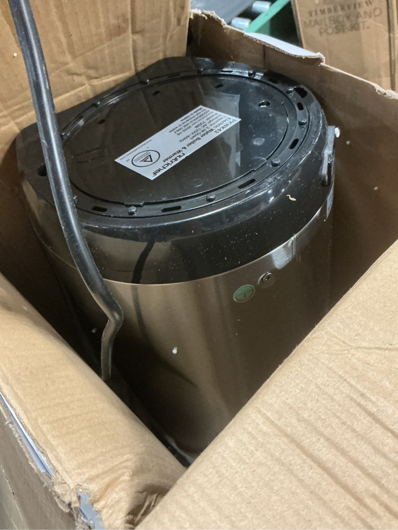 Condition photo showing As Is for NutriChef Hot Water Urn Pot Insulated Stainless Steel,Auto & Manual Dispense,Auto Boiler,Safety Lock Shutoff 3.38 QT /3.2L - Auto Boiler Shut Off - PKWK43 3.4 Quarts