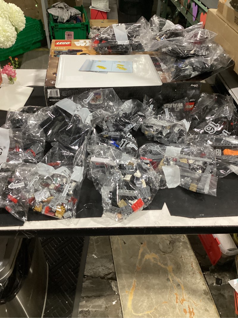 Condition photo showing Good Condition for lego star wars the dark falcon buildable starship, star wars toy vehicle set for boys and girls, collectible millenium falcon toy with 6 minifigures, birthday gift for kids or any fan, 75389