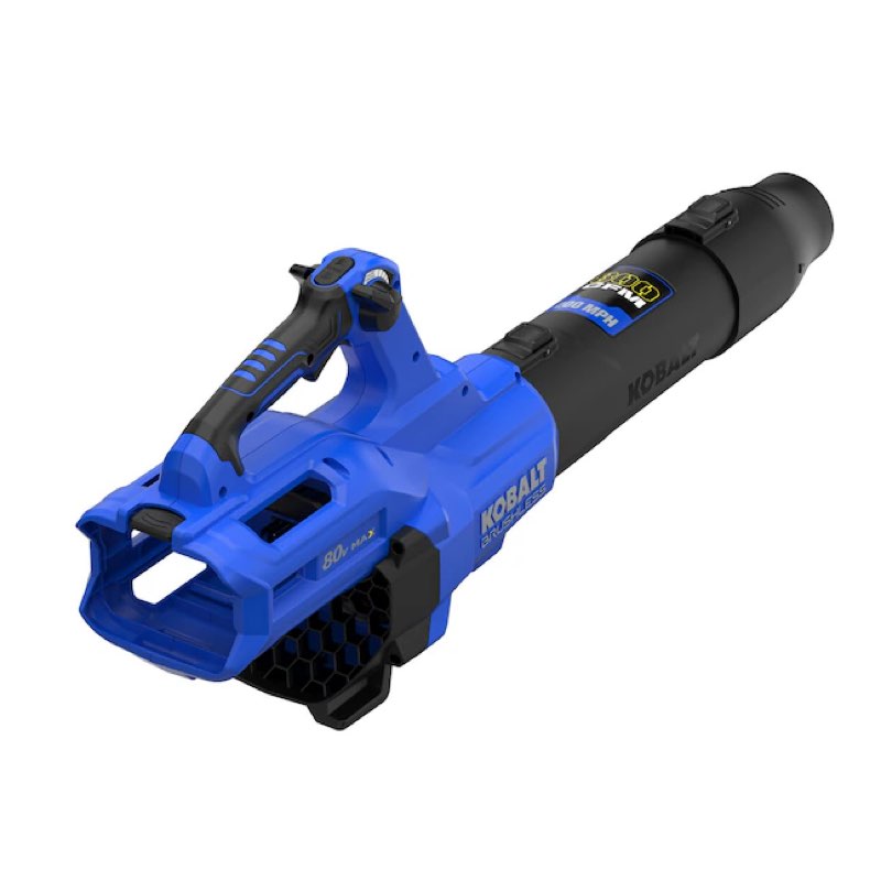kobalt 80-volt 800-cfm 200-mph battery handheld leaf blower battery not included charger not included