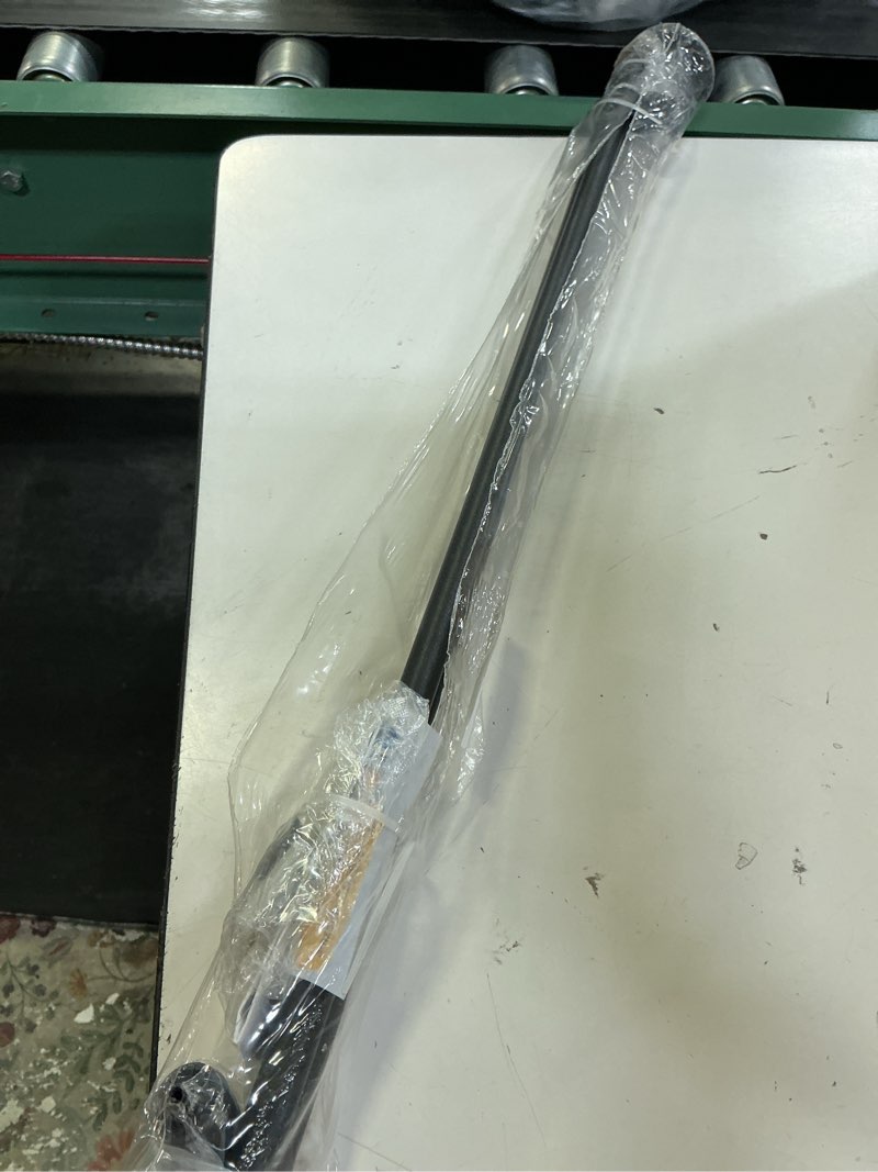 Condition photo showing Good Condition for rustic industrial curtain rods for windows 28 to 48 inches, blackout wrap around curtain rod, for indoor and outdoor, simple modern design, 5/8 inch rod diameter, 28 to 48 inches, black