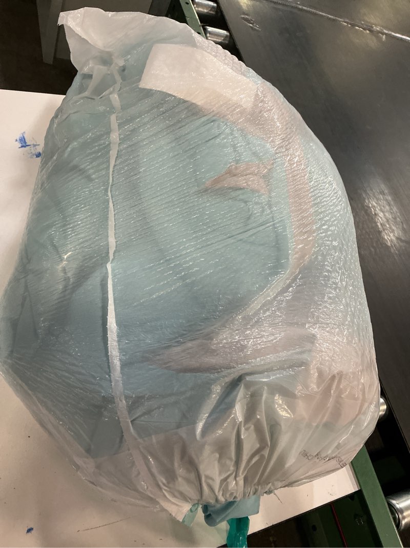 Condition photo showing As Is for (Similar)Lightweight Cooling Throw Blanket for Hot Sleeper Menopause and Night Sweats, Ice Cooling Blankets for Couch, Breathable Soft Lightweight Silk Smooth (Cyan-Blue,40 * 60in) Cyan-blue 40*60in