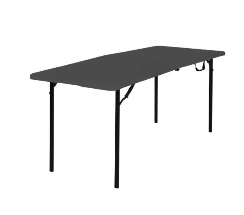 cosco rectangle steel folding table
