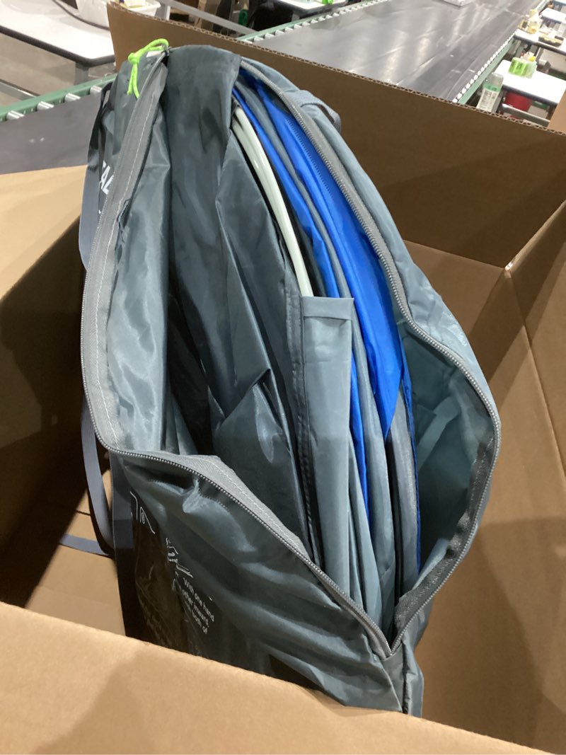 Condition photo showing Good Condition for 4 Person Easy Pop Up Tent,9.5’X6.6’X52'',Waterproof, Automatic Setup,2 Doors-Instant Family Tents for Camping, Hiking & Traveling BLUE 4 Person
