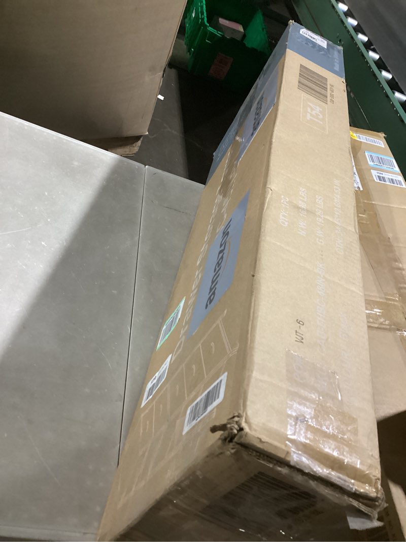 Condition photo showing Good Condition for DUMOS Nightstand with 5 Drawers Bedside Table with Removable Fabric Bins Sturdy Steel Frame Wood Top