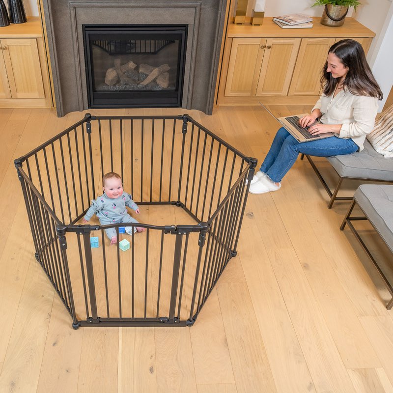 Toddleroo by North States 3-In-1 Arched Décor Metal Superyard