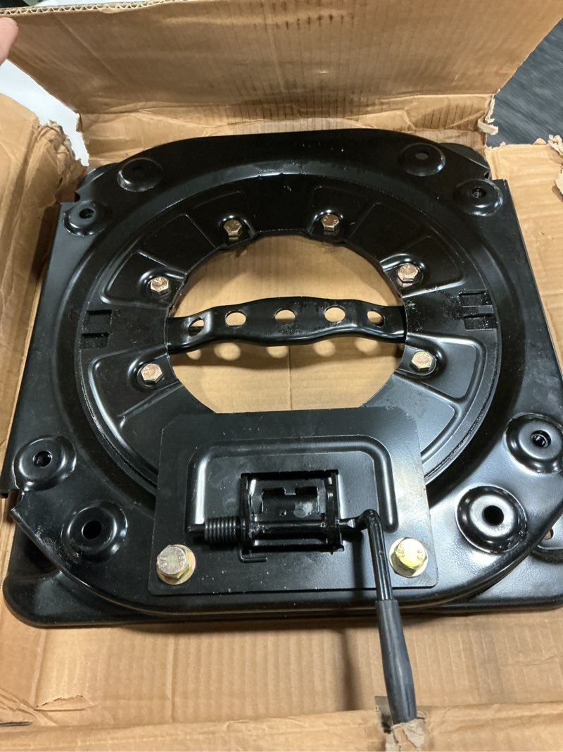 Condition photo showing Good Condition for Swivel Car Seat Van Base Rotating Car Seat 360 Heavy Duty Seat Swivel Base Steel Plate Fit For Most RV Commercial Vehicle, Engineering Vehicles