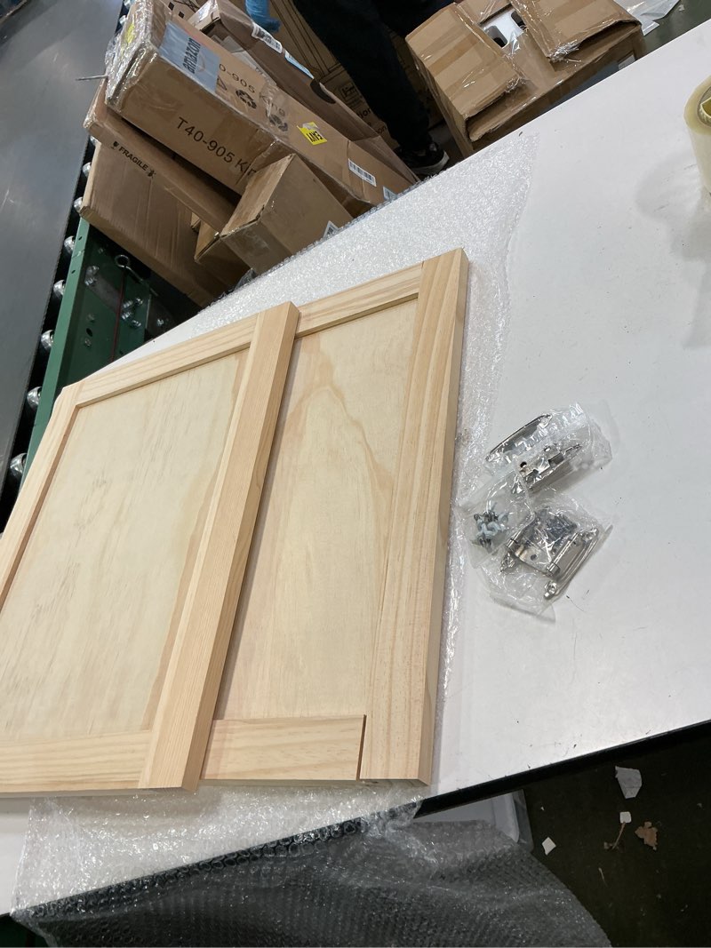 Condition photo showing As Is for Poplar Flat Panel Cabinet Door Sale!! ***Custom Sizes Available***