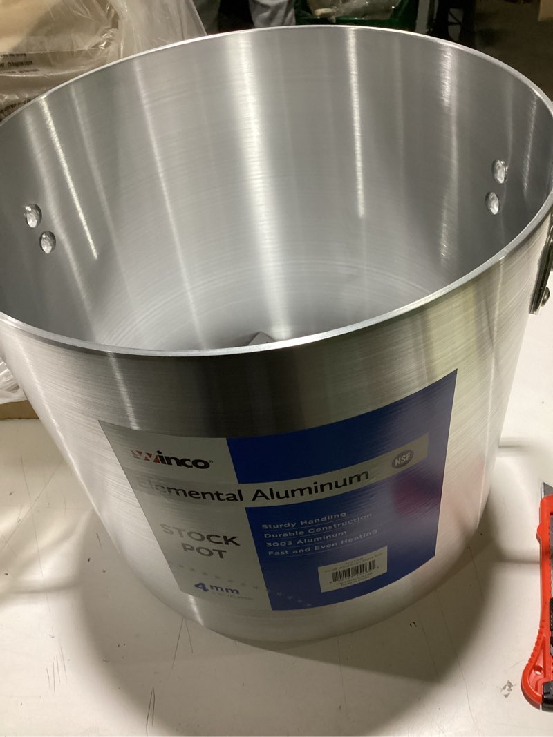 Condition photo showing Good Condition for winco alst-20 elemental 20 quart aluminum stock pot