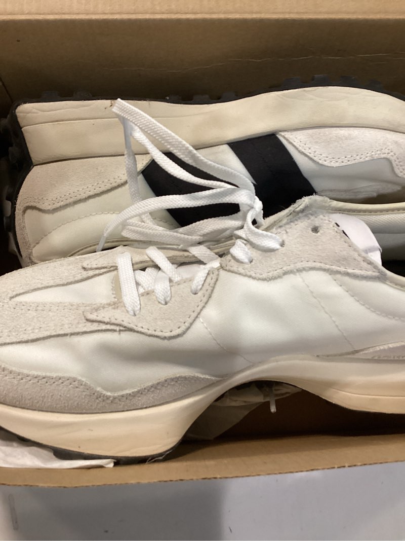 Condition photo showing Good Condition for new balance women's 327 sneaker 9.5 sea salt/white