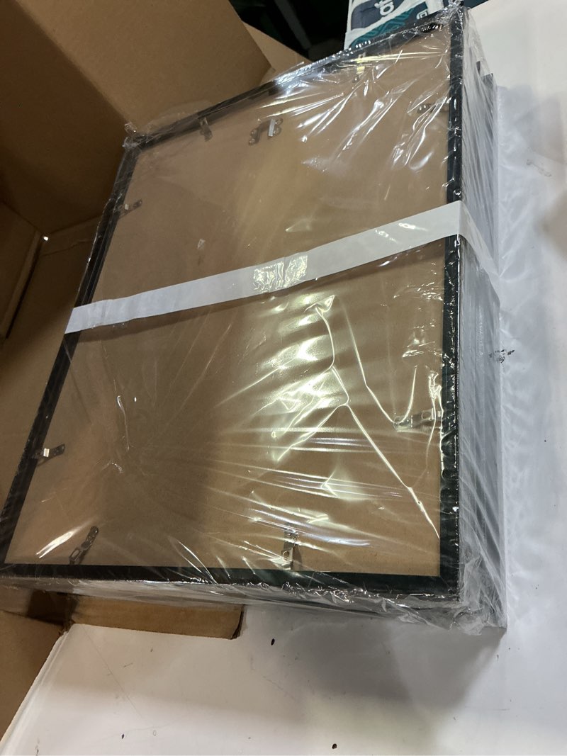 Condition photo showing Good Condition for ijuerybai 6 Sets 14x18 Picture Frame, Frames for 14 x 18 Canvas Collage Photo Poster Certificate Wall Gallery, High Transparent Horizontal Vertical Black 14 by 18 Inches Black 14x18