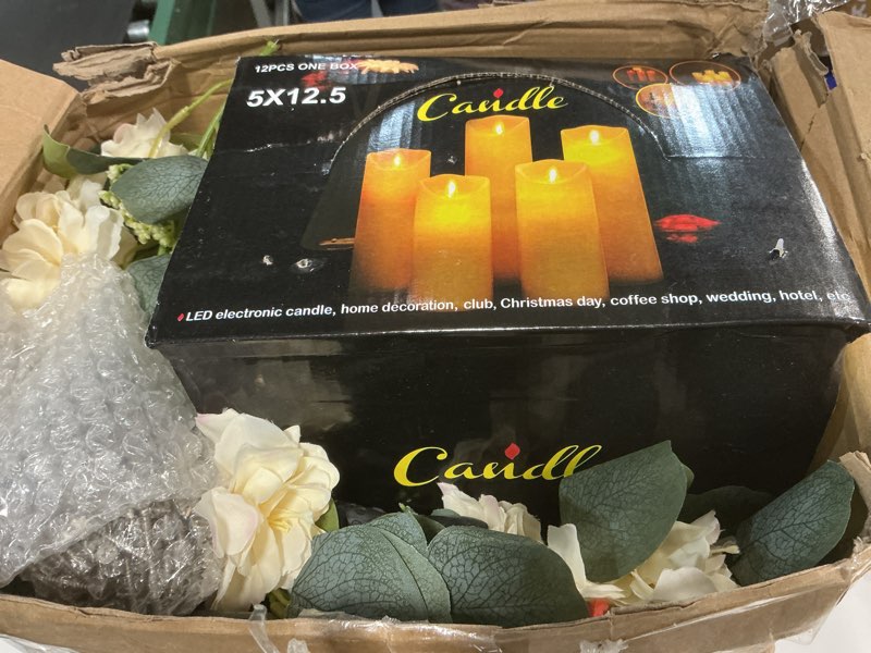 Condition photo showing Good Condition for Sabary 15 Sets/ 45 Pcs Eucalyptus Wedding Lanterns Centerpiece Include Wooden Candle Holders LED Candles Eucalyptus Branches for Farmhouse Rustic Decorative Table Decorations Country Party Gift