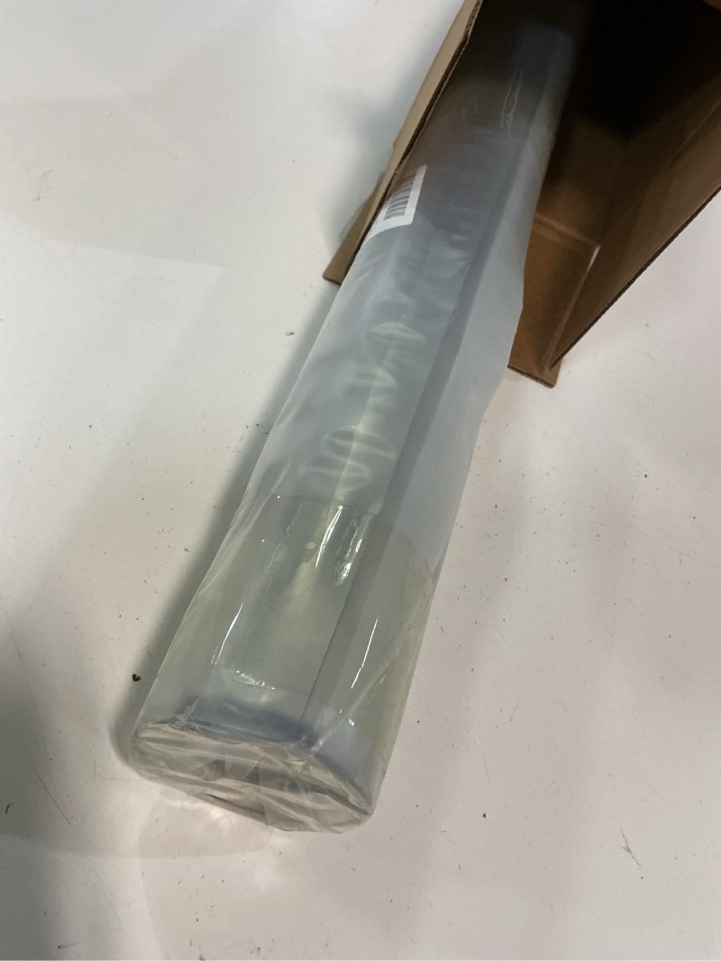 Condition photo showing New/Like New for 24"X60"Crystal PVC Table Cover Protector, Waterproof PVC Tablecloth, 2MM Thickened Protector for Table, Desk, Coffee Table, Workbench,Dresser, TV Stand, Counter 60" x 24" Clear 2mm