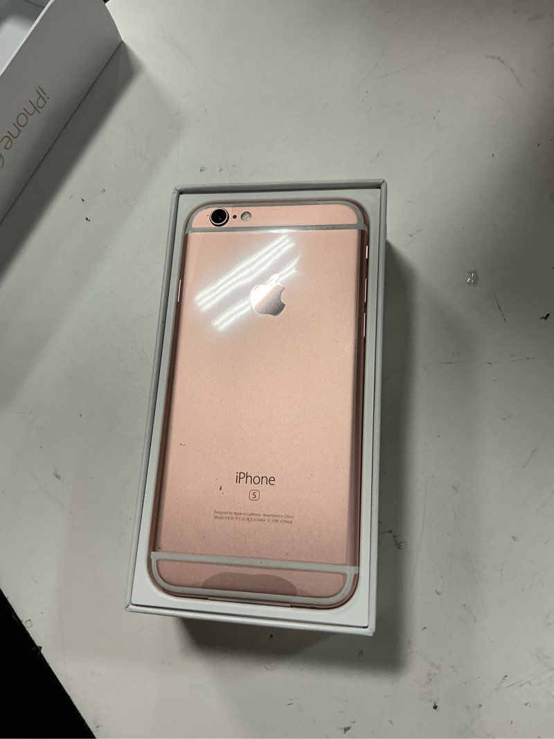 Condition photo showing Good Condition for apple iphone 6s 16gb rose gold - | rare ios 13 (13.4.1)  ***working condition verified. no network or connectivity tests were performed. bidder be advised ***