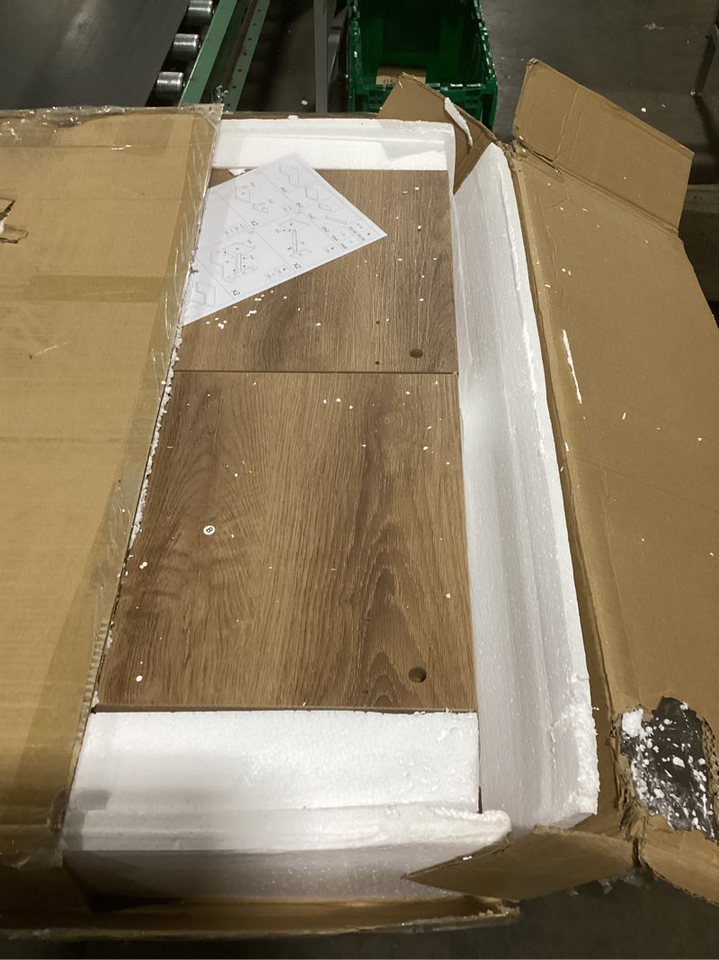 permory farmhouse coffee table, 53-inch accent center table with thicken base, multiple layouts,swit