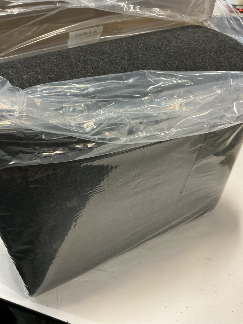 Condition photo showing Good Condition for garage mats oversize garage floor paking mat for under car, 7.4 x 17 ft non-slip gray garage flooring carpets, absorbent oil garage parking mat, waterproof mats 7.4' x 17'