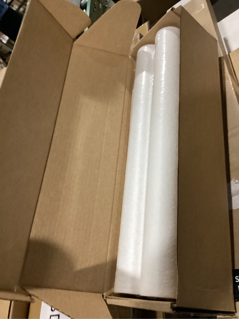 Condition photo showing New/Like New for aquasana whole house replacement pre-filters | reduces sediment, rust & dirt that can clog system | genuine & certified | 20-inch | 4 count | eq-304-20 white 20” pre-filters