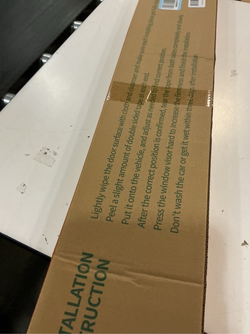 Condition photo showing New/Like New for tape-on side window visor deflectors rain guards for 2019 2020 2021 2022 2023 h-yundai san-ta fe rain deflectors,visors accessories for cars 4pcs 2019-2023 h-yundai santa fe