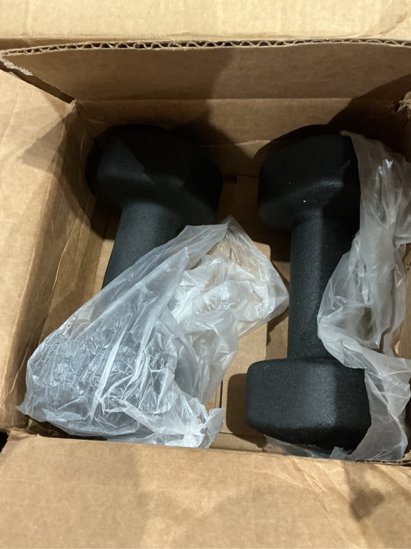 Condition photo showing Good Condition for fitness first neoprene dipped dumbbells (pairs) 12 lbs