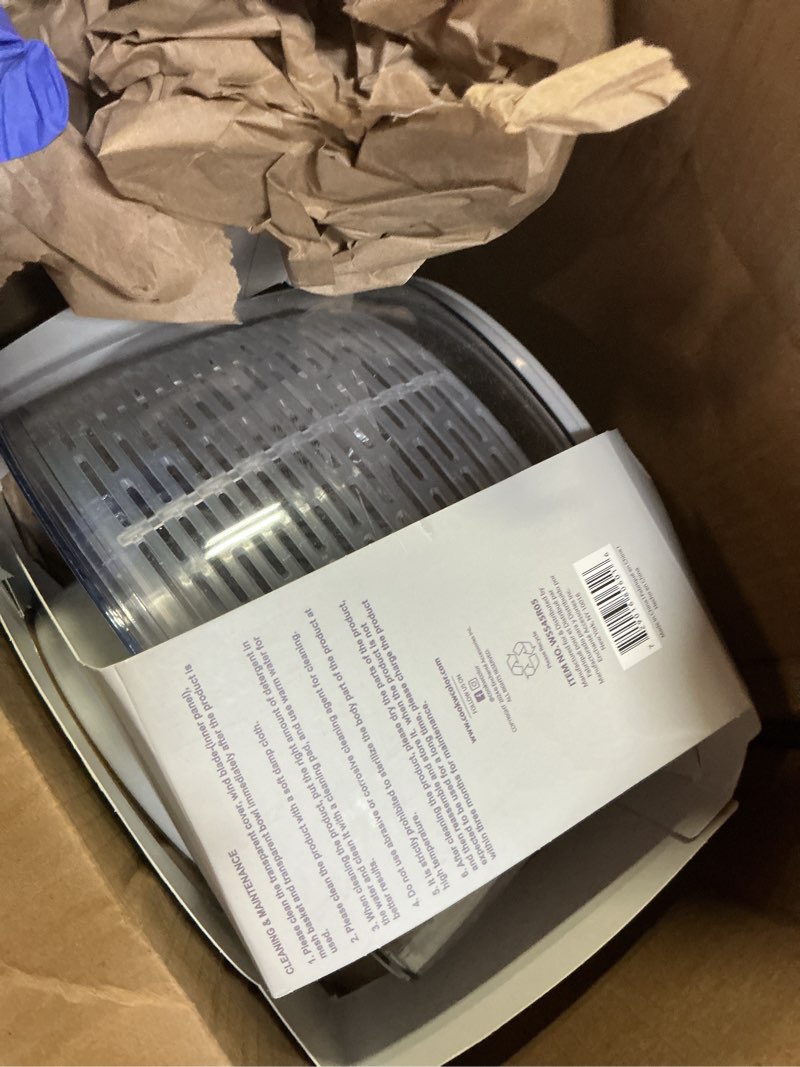 Condition photo showing Good Condition for cook with color electric salad spinner, round 4.5l capacity – fast drying & easy spin for fresh greens, goat/mink