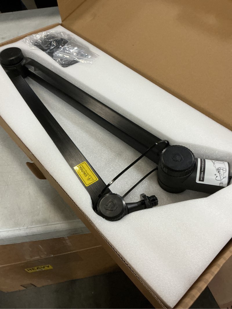 Condition photo showing Good Condition for Mic Boom Arm Stand Compatible with Shure SM7B, MV7, Blue Yeti Mic, Fifine microphone, HyperX QuadCast Mic and Most Microphones, Premium Microphone Arm by YOUSHARES Boom Arm for Microphone