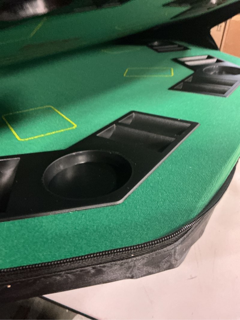 Condition photo showing Good Condition for trademark games deluxe poker & blackjack table top with case