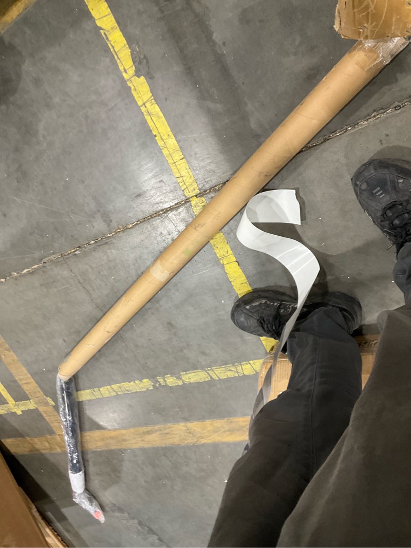 Condition photo showing As Is for vevor telescopic extension pole, 7-30 ft multi-purpose extension pole, sturdy aluminum alloy paint extendable pole with flip-lock design, telescopic pole for painting, dusting and cleaning