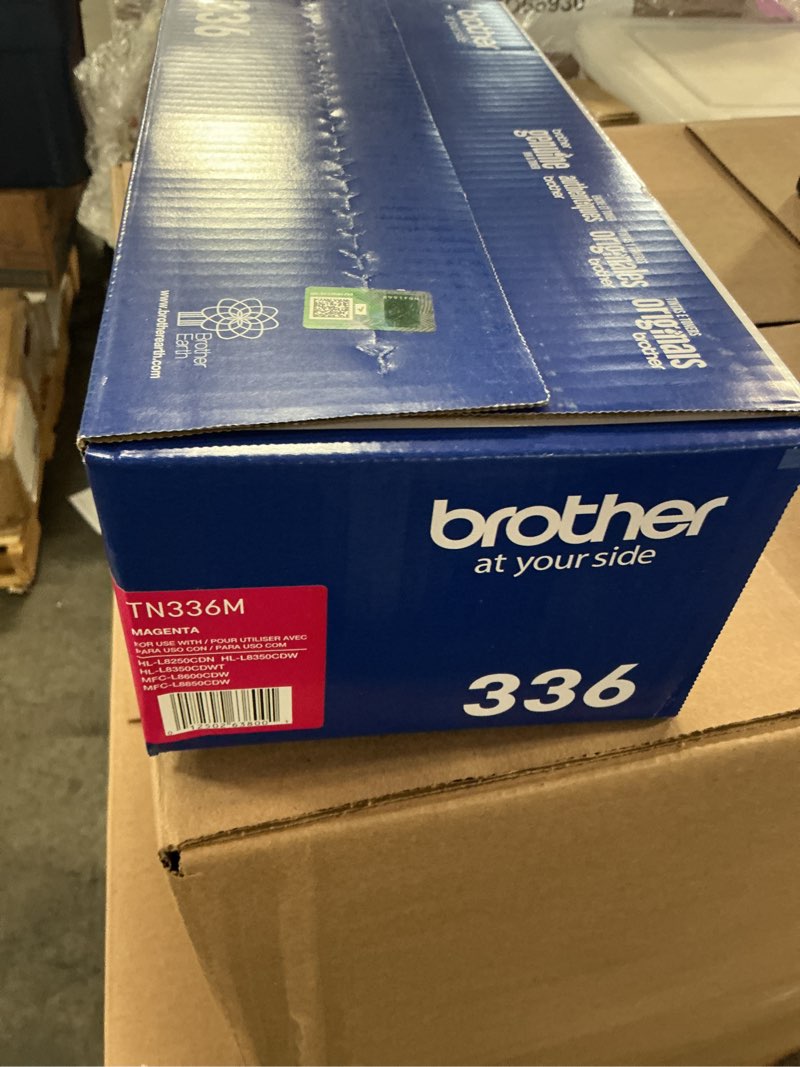 Condition photo showing New/Like New for brother printer tn336m toner cartridge,magenta