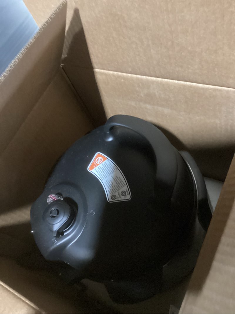 Condition photo showing Good Condition for COMFEE’ 7-in-1 Small Electric Pressure Cooker, Slow Cooker, Steamer, Sauté, Sous Vide, Warmer, Multi Cooker with Natural Ceramic Coated Non-Stick Pot, 3 Quarts Black 3 Quarts