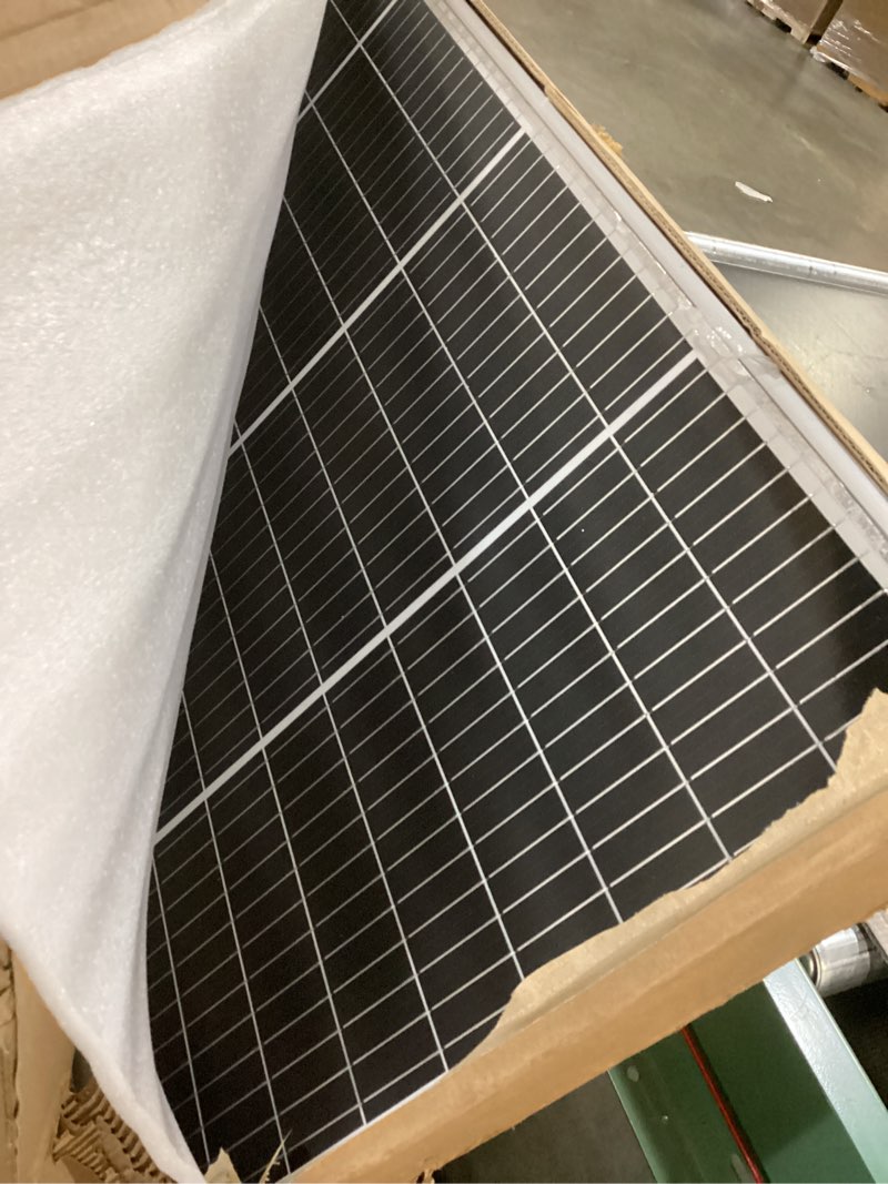 Condition photo showing Good Condition for 200 Watt 12/24 Volt Monocrystalline Solar Panel 12BB High Efficiency Solar Module for RV Trailer Camper Marine Off Grid 200W Silver