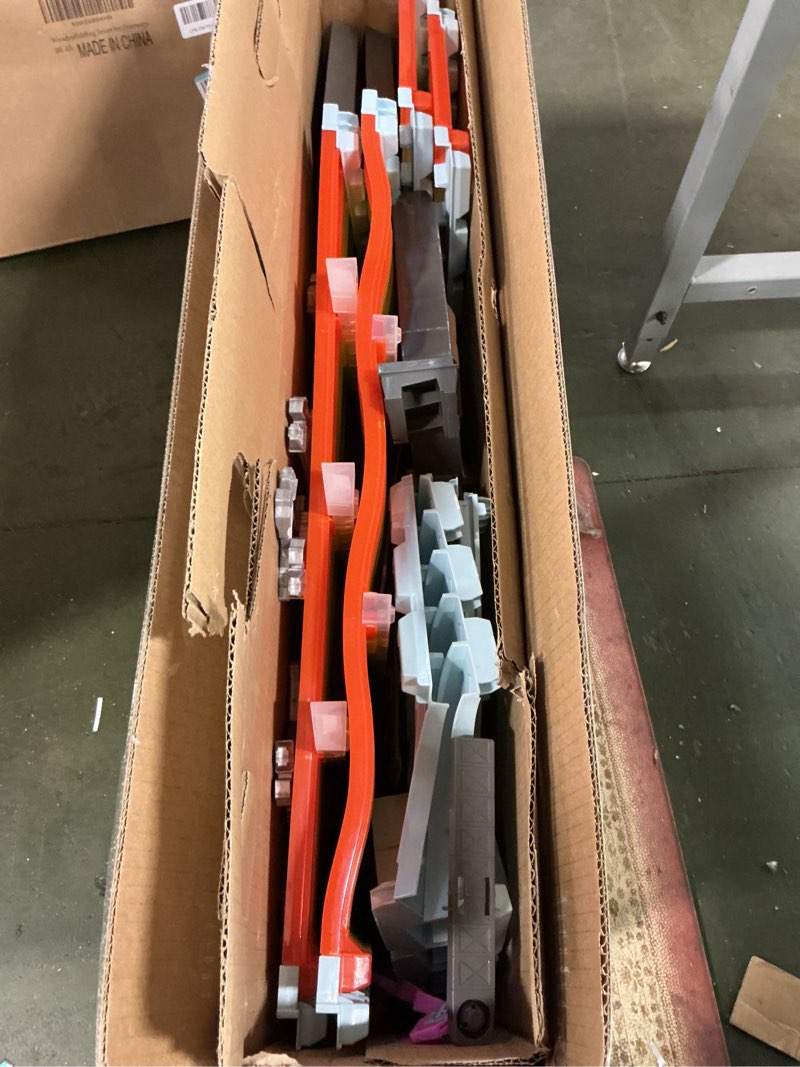 Condition photo showing Good Condition for Hot Wheels Mario Kart Rainbow Road Raceway 8-Foot Track Set with Lights & Sounds & 2 1:64 Scale Vehi