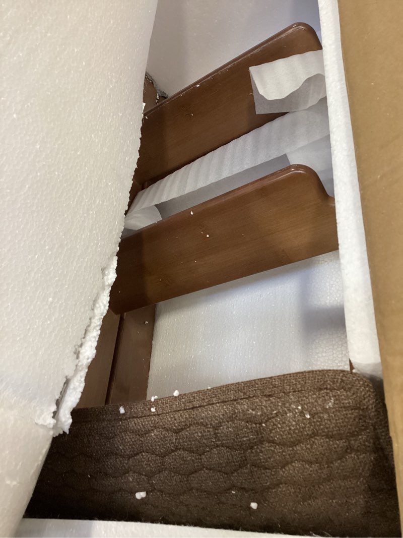 Condition photo showing Good Condition for Bamboo Foldable 3-Step Stool Wide Anti-Slip Pedal Sturdy Ladder for Home Multiuse as Shelf Plant Stand 23.6x14.7x7.6in for Adults