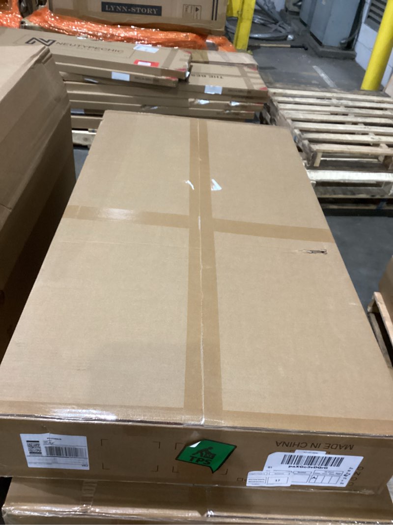 Whole Piece 1-Inch Thick Standing Desk with Side Storage Bag, Cable Management Tray, Monitor Stand R