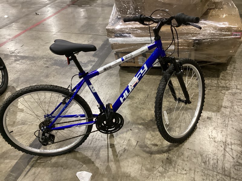 Condition photo showing As Is for huffy 26-inch rock creek men's mountain bike, blue